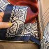 Men's 100% Silk Paisley Scarf Shawl Square Neckerchief Bride Wedding Muffler Business Casual Cravat 70 Headband Scarf For Women
