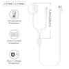 Беспроводное зарядное устройство 2 в 1 для Apple Watch Series 1 2 3 4 USB-магнитный зарядный кабель длиной 3,3 фута/1 метр