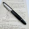 Montefiore Немецкая латунная гелевая ручка со стержнем Schmidt Black, наконечник 0,5 0,6 мм, роскошная роллерная ручка, офисные принадлежности, подарок