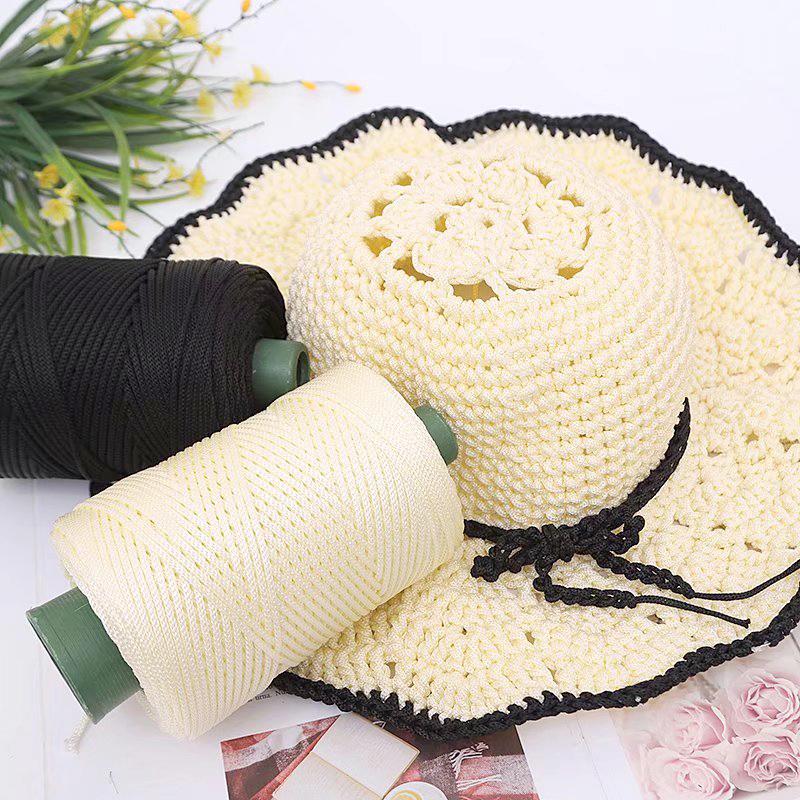 0,4 мм/200 м плетеная нить DIY веревка для шляпы сумка ручной работы красочные аксессуары поставки