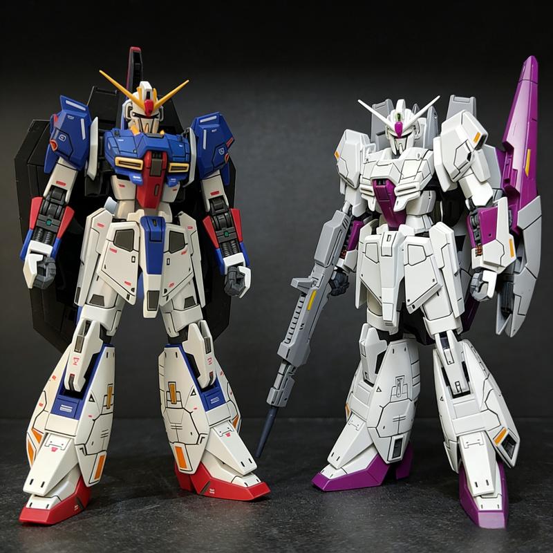 JMS HG 1/144 MSZ-006 ZETA Сборная модель-конструктор Фигурки Действия Игрушки-пазлы для мальчиков Подарки на праздник Настольное украшение Кукла Коллекционная
