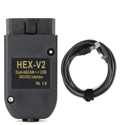 VAG COM FT232 V25.3 Инструмент сканера VAG Кабель KKL VCDS Диагностический кабель OBD2 Многофункциональный Многоязычный Сканер OBD2 HEX V2 A1