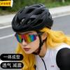 Bicycle Helmet Unisex Summer Mountain Bike Road Bike Balance Bike Breathable Shock-Absorbing Safety Sport USB Light
