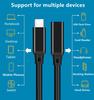 Удлинитель USB C USB Gen 2 Папа к маме Быстрая передача данных и видеоустройств Кабель H.May, Type-C 3.2 (10Гбит) Удлинитель, 4K@60Гц Зарядка, Передача, Зарядка,