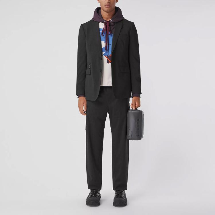 Burberry Stretch Wool Cargo Jogging Pants 80443071