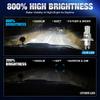 2Pcs Canbus H4 LED Headlight Bulbs High Low Beam 32000LM Car Motorcycle Lights 24pcs 3570 CSP Turbo Led Diode Lamps Auto Moto Headlamp 12V 6000K