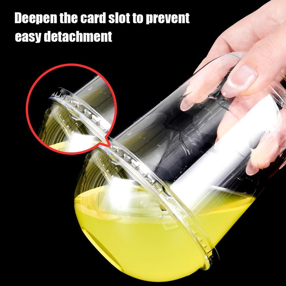 High Quality 95mm Cup And Lids Plastic Transparent Milktea Cup Milk Tea Tools