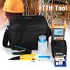 Fiber Optic FTTH Tool Kit with Fiber Cleaver and Optical Power Meter 5km Visual Fault Locator Wire Stripper New