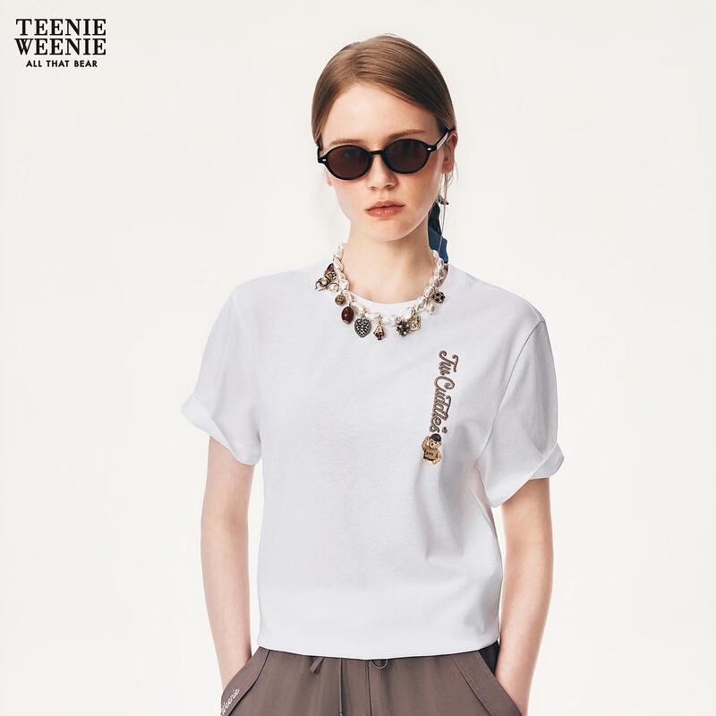 Teenie Weenie Women's Bear Print Short Sleeve T-Shirt