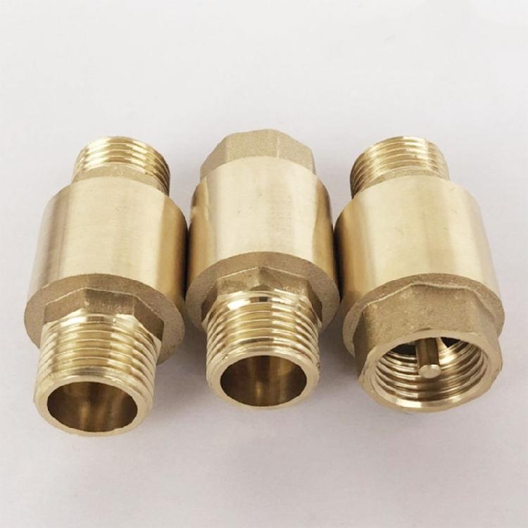 Industrial 6 Inch Thickened Brass Check Valves Easy Threaded Connection For Secure Fluid Control Air and Liquid Systems