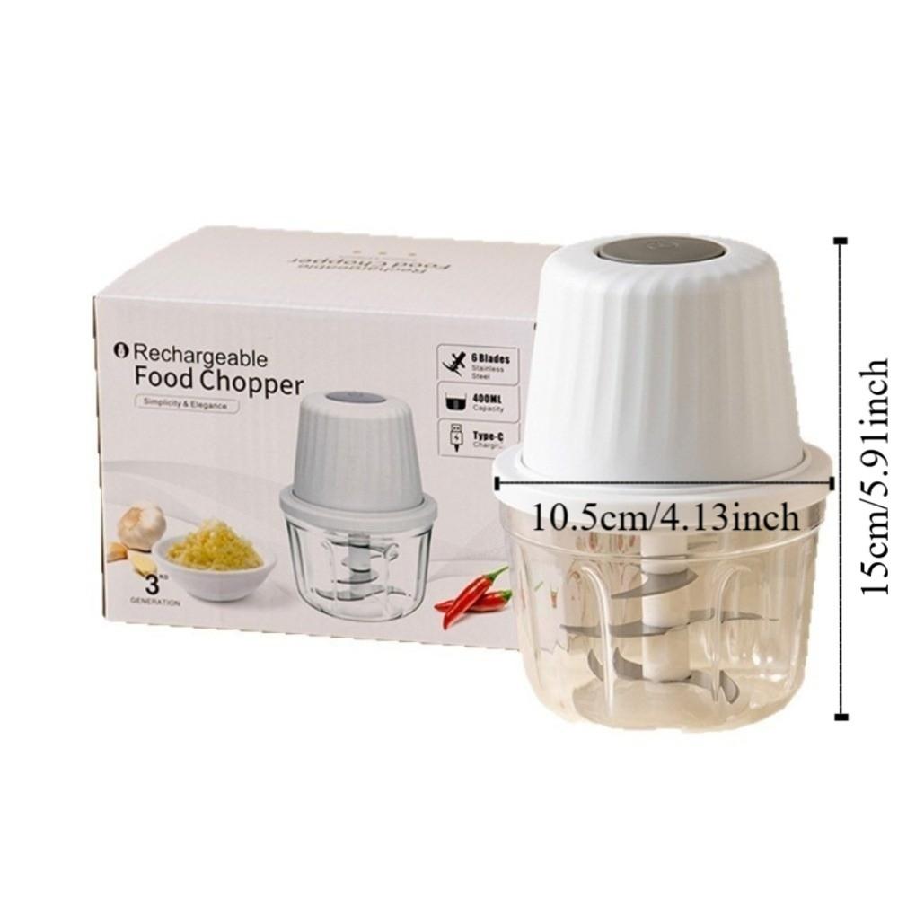 400 мл Чеснокодавилка Мощный мотор Измельчитель продуктов Электрический блендер-миксер Кухонные гаджеты