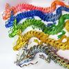 30см 3D-печатные игрушки-драконы, гибкая шарнирная модель дракона, настольное ремесленное украшение, подарки для детей, декор для офиса, дома, стола