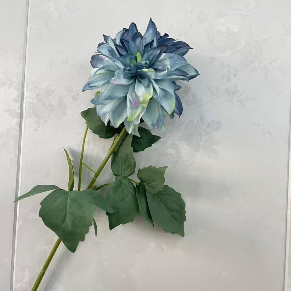 Handmade Craft Artificial Dahlia Flowers 64cm Length Silk Fake Flowers Festival Party Supplies Floral Fake False Flowers