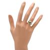 NON BRAND Cat's Eye 2.1ct Diamond RingRing ring Pt900/Chrysobell Cat's Eye #7(JP Size) Array