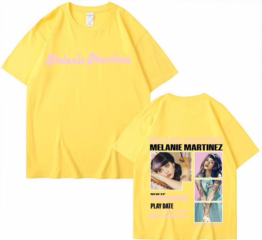 Singer Melanie Martinez Album Graphic Tshirts Men Women Vintage Summer Pop Fashion TShirt Short Sleeve Casual Oversized Tshirt