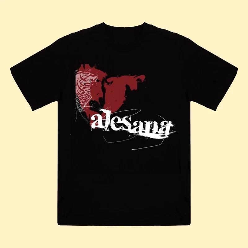 Футболка с логотипом группы Alesana Screamo Emo Rock Фан Мерч S-4XL Унисекс Футболка