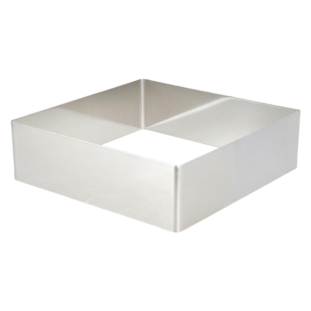 Формы для торта Кольца Квадратная форма для мусса Кольцо для торта из нержавеющей стали Инструмент для выпечки десертов Квадратная форма для торта Посуда для выпечки Прочный