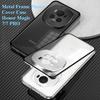 For Honor Magic 7 Pro 5G Case Luxury Aluminum Alloy Bumper Frame Magnet Closed Metal Back Cover For Huawei Honor Magic7 PRO 5G Cases