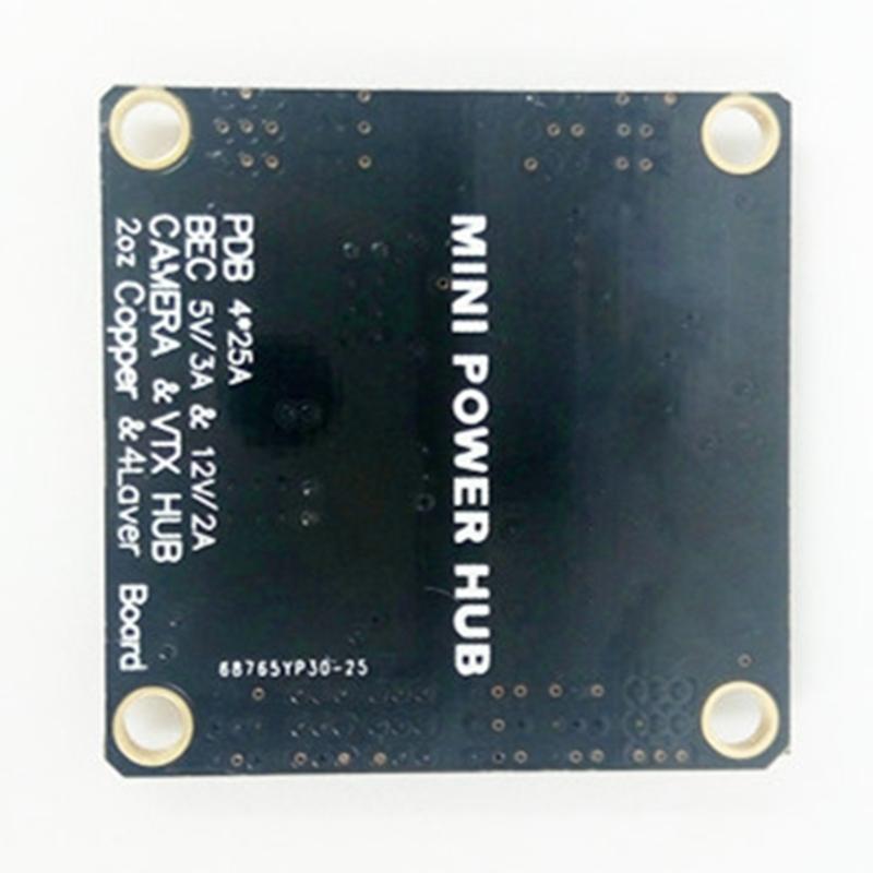 Matek Systems Мини PDB с BEC 5В и 12В, 2 унции меди, для RC вертолета, FPV квадрокоптера, мультикоптера, дрона, распределение питания