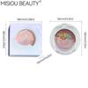 Misiou Beauty New Product Pink Pearl Matte Makeup Artist Biscuit Eye Shadow Plate European and American Monochrome Eye Shadow Box
