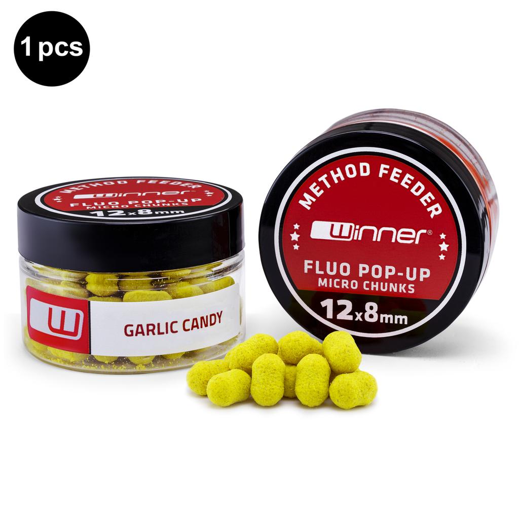Method/feeder fluo pop-up micro chunks słodki czosnek