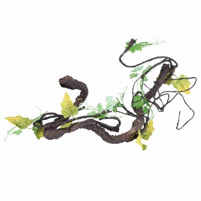 Искусственная лиана для рептилий, альпинист, джунгли, лес, гнущаяся ветвь со встроенным гибким металлом для декора террариума/клетки
