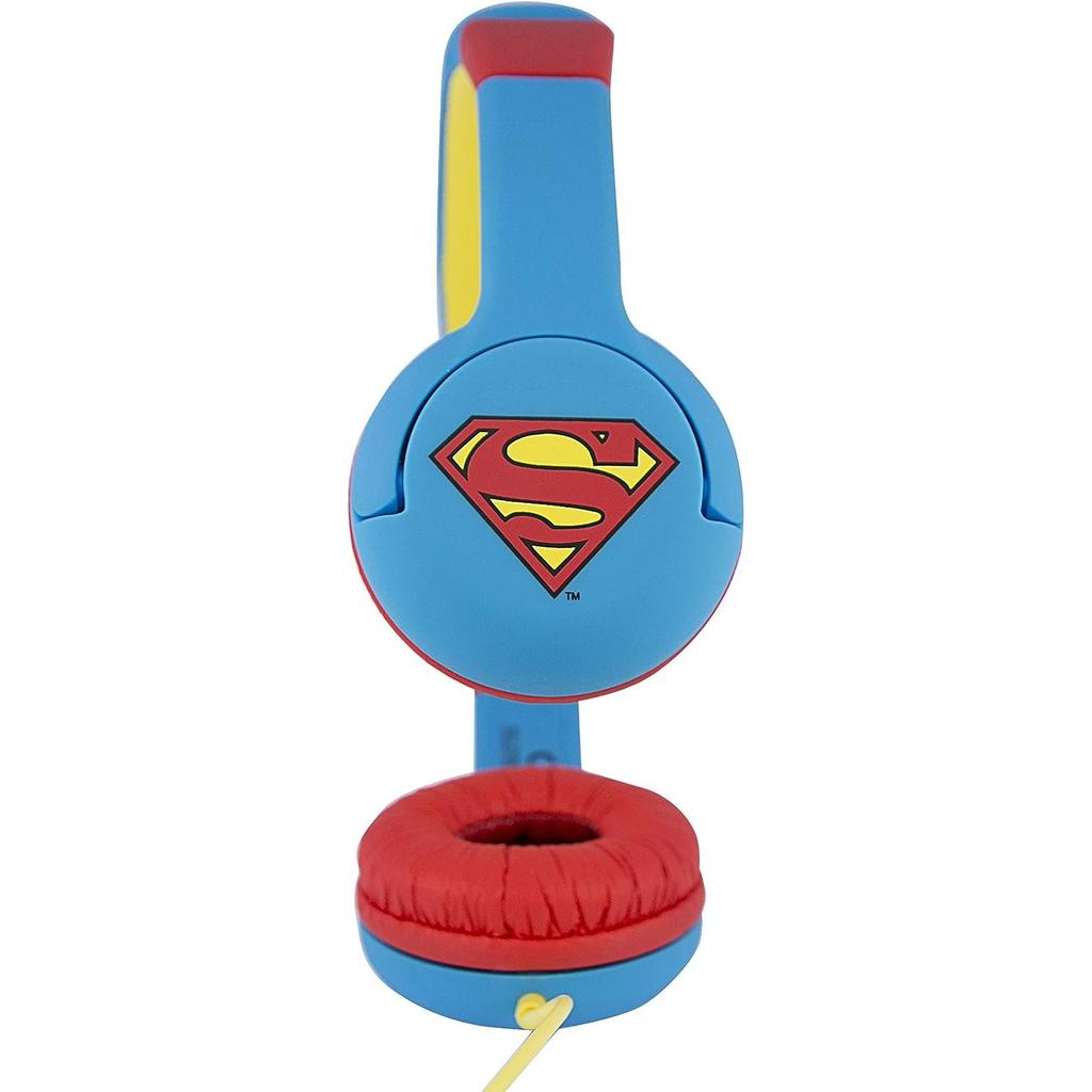 SUPERMAN Childrens/Kids Logo On-Ear Headphones