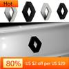 Interior Stickers Car Styling Front Hood Emblem Rear Trunk Badge Grille Logo Sticker For Renault DACIA Loguna Duster Logan Twing AA10