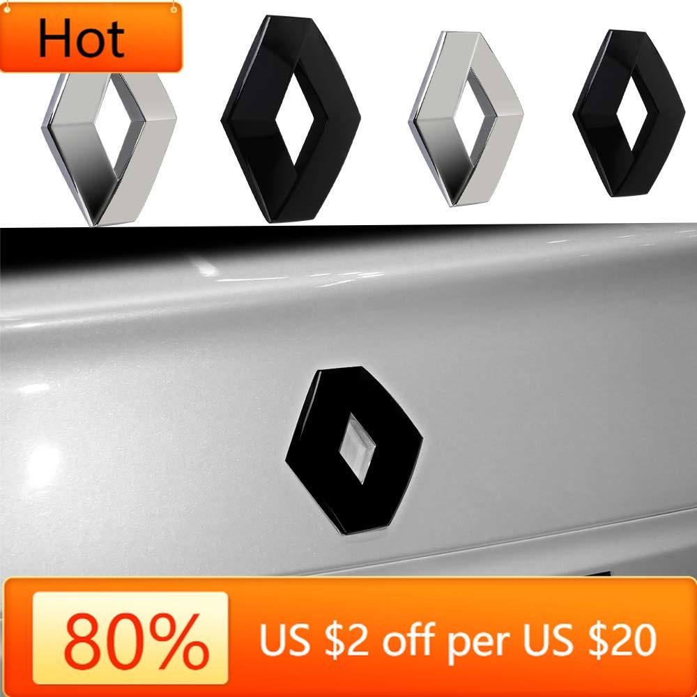 Interior Stickers Car Styling Front Hood Emblem Rear Trunk Badge Grille Logo Sticker For Renault DACIA Loguna Duster Logan Twing AA10