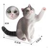 Реалистичная модель фигурки животного-кошки, игрушечная фигурка котенка, праздничные принадлежности, наука