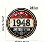 Vintage  OldFashioned D Flat Round Metal Sign Retro Wall Decor for Bar Cafe Home