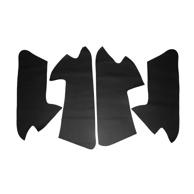 Для VW Jetta MK6 2015 2016 2017 2018 Автомобильный стайлинг Внутренняя отделка Микрофибровая кожа Дверной подлокотник Панель Крышка