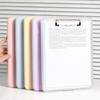 Plastic A4 File Folder Side Opening Writing Board Document Clip Test Paper Storage Box  Office