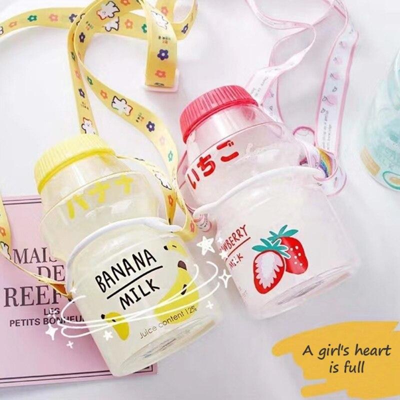 Портативная чашка для воды Yakult, 480 мл, бутылка для девочек и детей, высокое качество, туристические уличные велосипедные спортивные пластиковые бутылки для воды