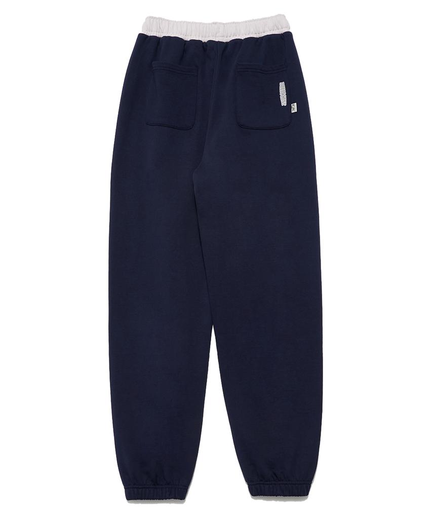 DELICCENT Deli Color Block Jogger Pants [Navy]