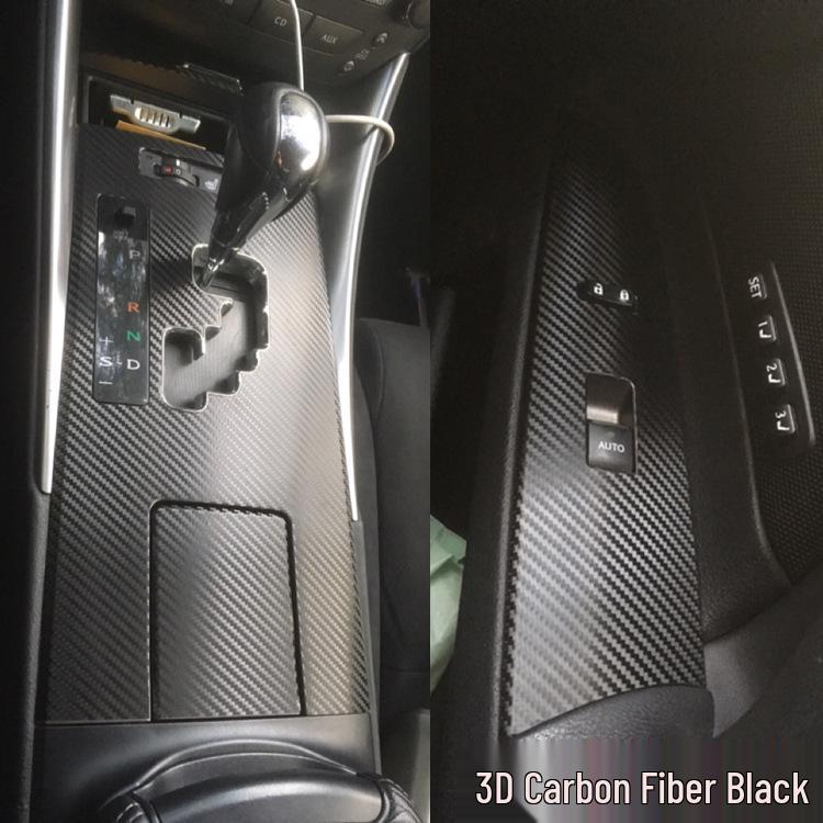 06-11 Lexus IS300 IS250 Interior Carbon Fiber Modification Sticker Film