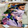 Одеяло с рисунком HD HxH аниме Hunter×Hunter, мягкое одеяло для дома, спальни, кровати, дивана, пикника, путешествия, офиса, детское одеяло