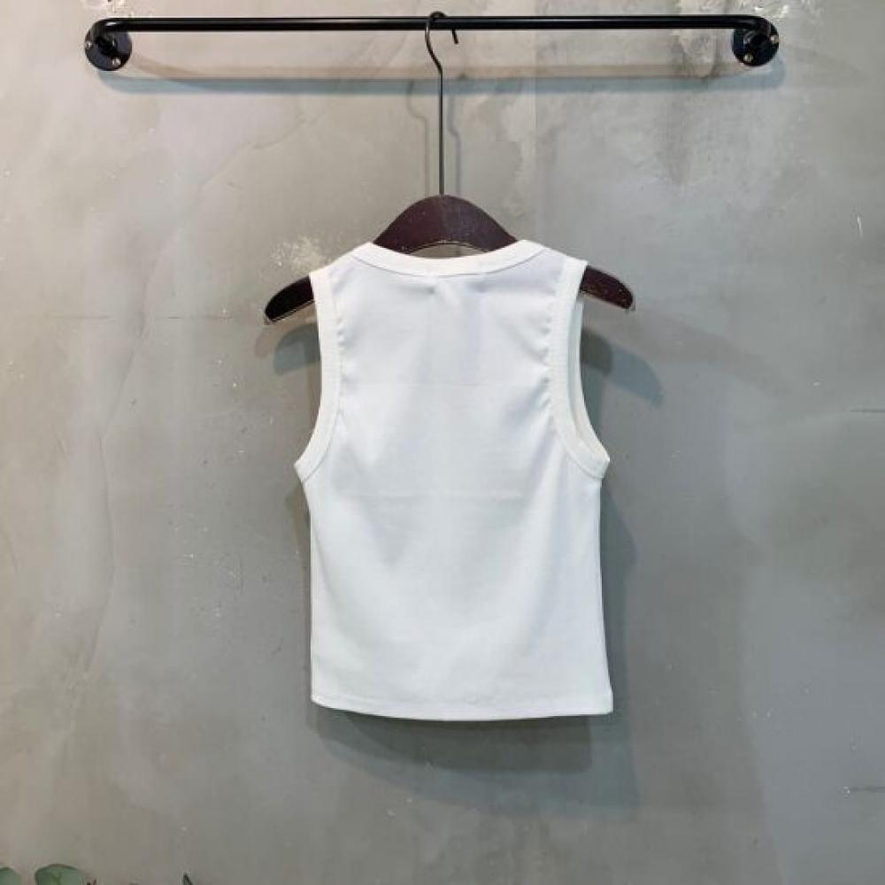 C S In The Room unbalanCed CuT lIne SleeveleSS T ShirT 3Color