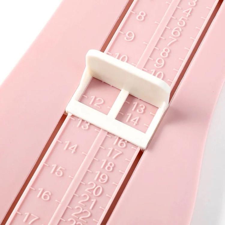 Children's Foot Measuring Ruler - Baby Shoe Sizer & Infant Foot Length Device