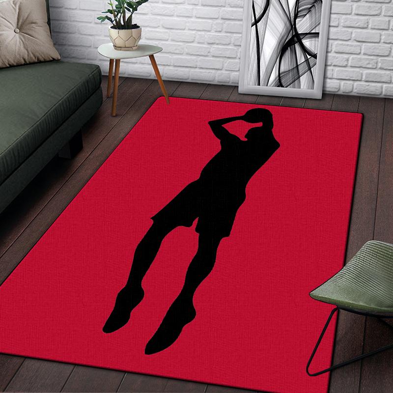 Большой ковер для баскетбола для гостиной, ковер с 3D-печатью, ковер для спальни, коврик для ванной, мягкий ковер, украшение для дома, настольный коврик, коврик для домашних животных