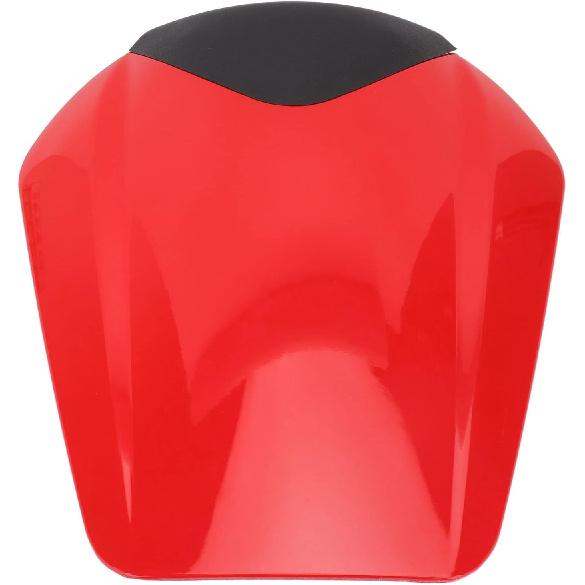 Fydun Motorcycle Pillion Rear Seat Cover Cowl Tail Fairing ABS Plastic Glossy Replacement for CBR 1000RR 2008‑2016(Red)