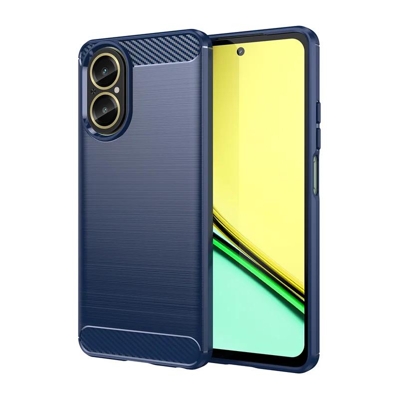 Гибкий чехол из ТПУ для Realme C67 C55 C53 C51 Защитный чехол для Realme C35 C33 C31 C30 C30S Ударопрочный чехол Fundas Coque Capa