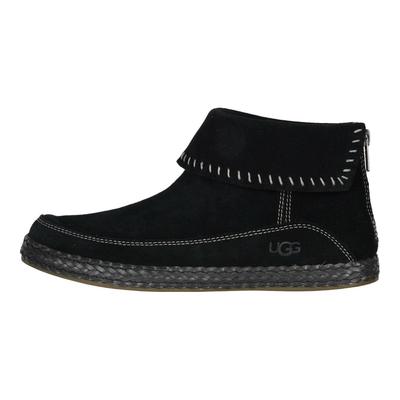 Удобные повседневные короткие ботинки женские черные 1104653-BLK