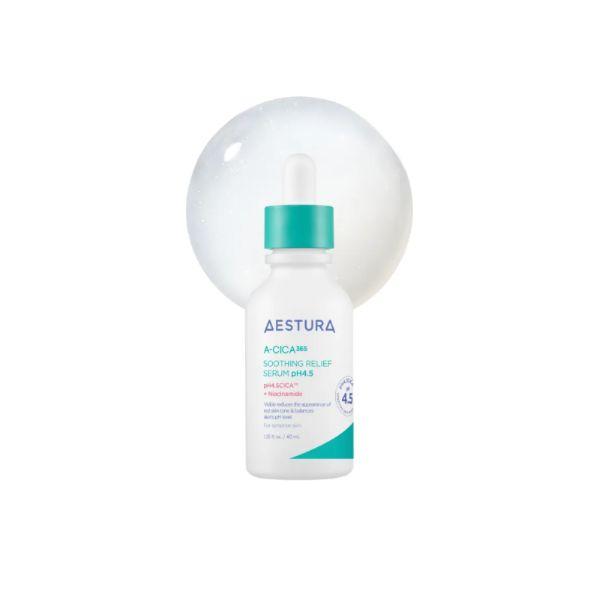 Aestura A-CICA 365 4-этапный набор для успокоения и восстановления (Тоник, Сыворотка, Крем, Пэд)