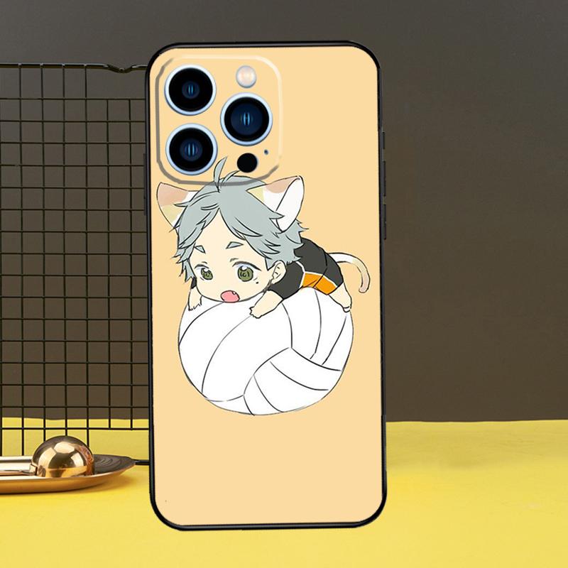 Чехол Haikyuu Sugawara Koushi для iPhone 13 12 11 14 Pro Max XS Max XR X 6S 7 8 Plus SE 2020, задняя крышка, чехол для телефона