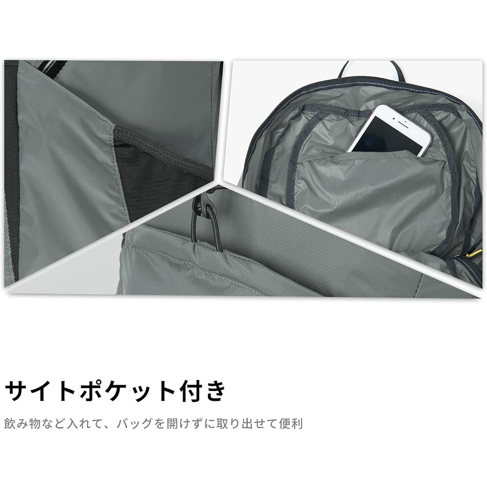 Naturehike Upgrade Grey Hiking Backpack with Multiple Compartments and Water-Resistant Fabric
