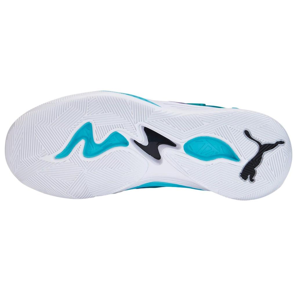 Puma TRC Blaze Court Белые Мужские Кроссовки Deep Aqua 376582-17