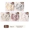 FitonTon Women's 5-Pack Pure Cotton Seamless Briefs