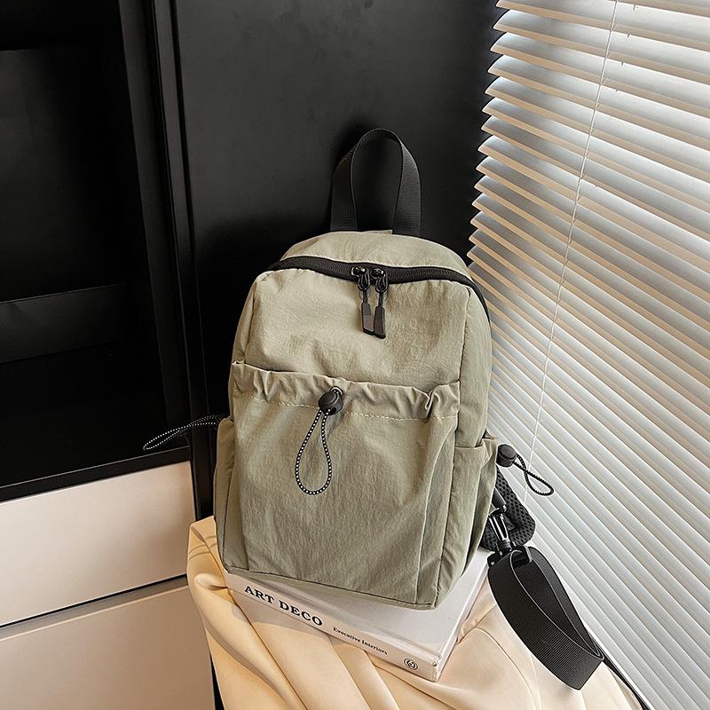 Summer New Lightweight Casual Versatile Shoulder Bag Men's and Women's Breast Bag Travel Commuter Messenger Bag
