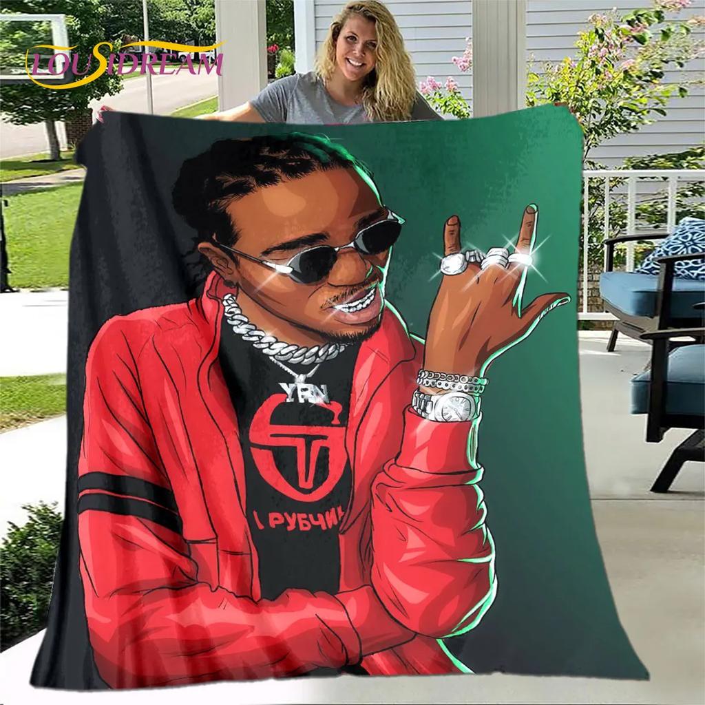 Legend Star Hip Hop Art Rapper Soft Plush Blanket,Flannel Blanket Throw Blanket for Living Room Bedroom Bed Sofa Picnic Cover